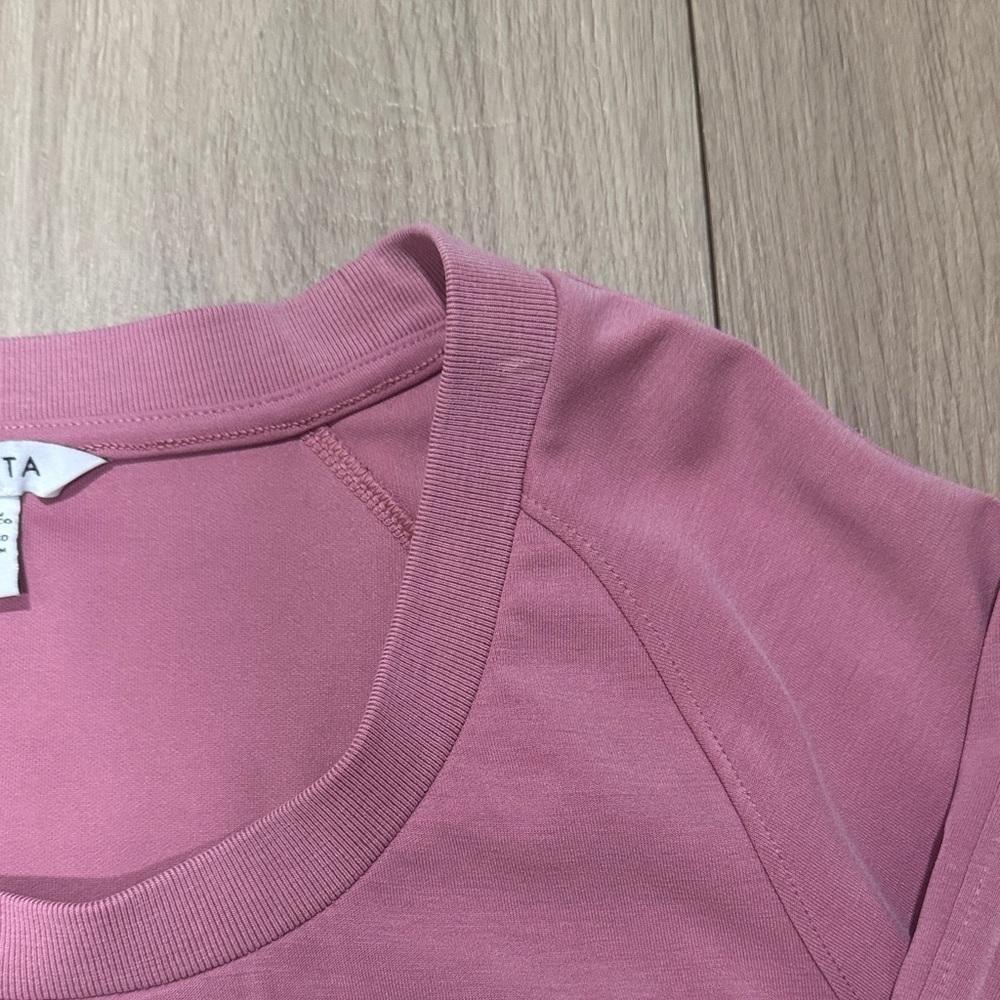 Athleta Pink/ Mauve Long Sleeve Sweater size Small - Picture 4 of 5